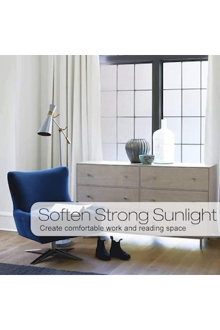 5 Metre X 60 Cm. Uv Engelleyici Buzlu Cam Filmi