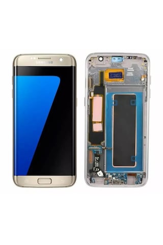 Samsung Galaxy Uyumlu S7 Edge G935 F Lcd Ekran Dokunmatik Çıtalı