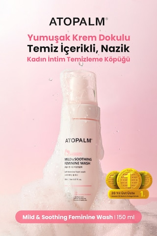 Krem Dokulu Nazik Kadın İntim Temizleme Köpüğü Atopalm Maternity Care Mild & Soothing Feminine Wash