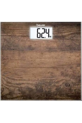 Beurer Gs 203 Ahşap Görünümlü Dijital Cam Baskül