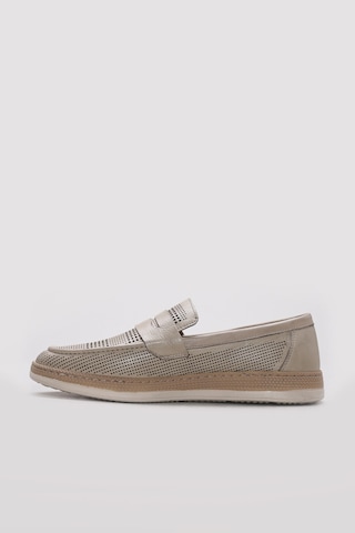 Fast Step Hakiki Deri Erkek Casual Ayakkabı 951ma395 Bej