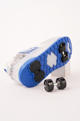Muggo Flow Çocuk Işıklı Patenli Tekerlekli Sneaker Spor Ayakkabı Mavi
