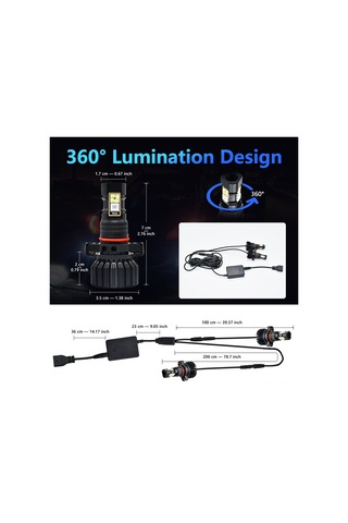 Padalink Rgb Araba Sis Lambası, Ip68 Su Geçirmez, Bluetooth App Kontrol, İphone/android Uyumlu, 5202 Arayüzü, 8000lm, Çiftli Paket