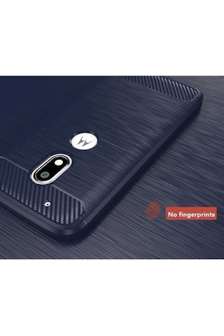 Lenovo Moto G4 Kılıf Zore Room Silikon Kapak Lacivert