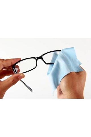 Yüksek Kaliteli Kaşmir İpliğinden Üretilmiş Temizleme Bezi Gözlük Temizleme Bezi Ekranlar, Tabletler İçin, 4 Adet, 15 X 18 Cm Turkuaz