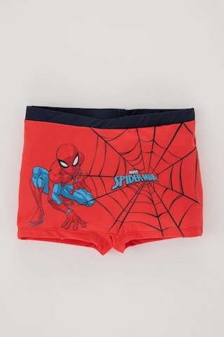 Defacto Erkek Bebek Marvel Spiderman Deniz Şortu Z6770A223HSRD93 Kırmızı