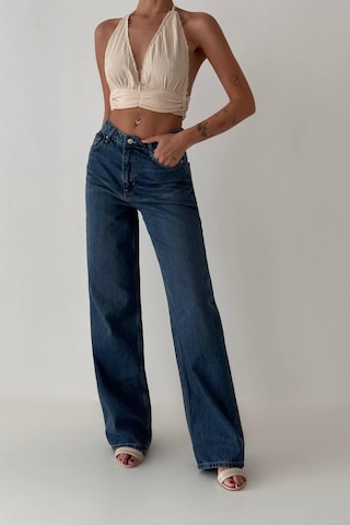 Lacarino 7714 W.leg Kadın Jean Pantolon Ashley Blue
