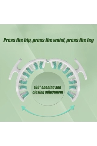 Willowhaven Stil 1 - Yeşil Tcare Selülit Masaj Rulosu, Bacak, Boyun, Kol, Ayak İçin Manuel Çok Fonksiyonlu Kas Masajı, Çok Renkli Çok Renkli