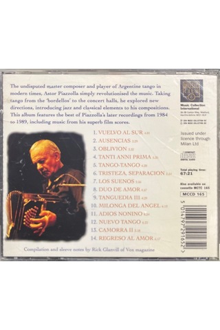 Müzik Cd Sidir - Plak Değildir Cd Astor Piazzolla Key Works 198