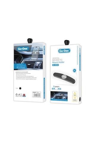 Araç İçi Telefon Tutucu Go Des GD-HD929 Magnetik Düz Zemin Telefon Tutacağı