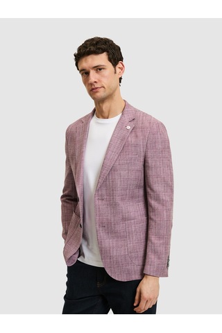 Cacharel Bordo Ex. Slim Fit Ceket Kırmızı