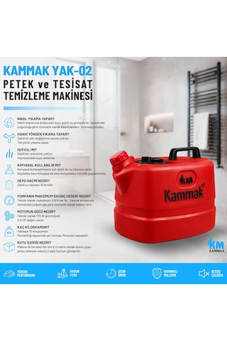 Kammak Yak-02 Petek Temizleme Makinesi