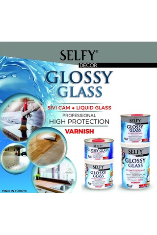 Glossy Glass Sıvı Cam 750 Gram