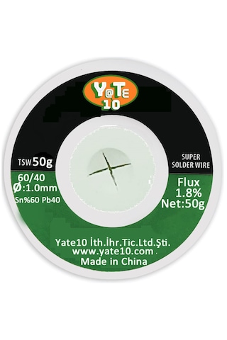 Yate10 50g 60/40 1mm Lehim Teli