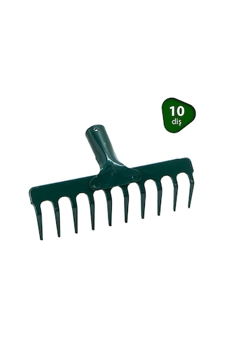Sapsız Metal Tırmık 10 Diş
