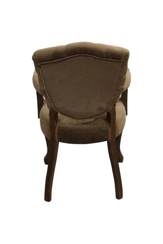 Bengimobilya Berjer Lüken Aslan Ayak Model Parlak Ceviz Baby Face Kumaş Kapito