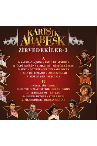 Karışık Arabesk Zirvedekiler 3 - Plak