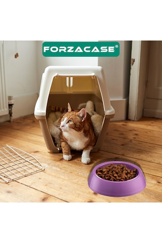 Forzacase Kedi Köpekler İçin Plastik Mama Su Kabı Fc661