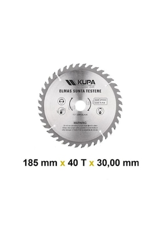 Sunta Kesme Testeresi 185 40 30mm