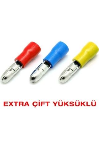 Nexo Çift Yüksüklü Izoleli Erkek Terminal Kablo Ucu(10Adet)