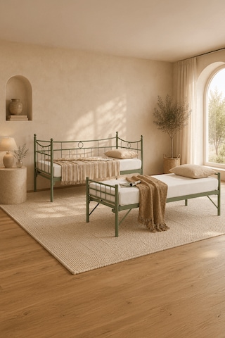 Unimet Daily Yavrulu Daybed Tek-çift Kişilik Metal Karyola