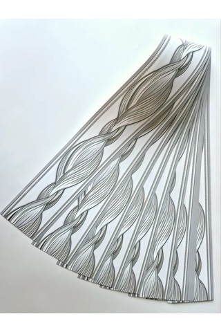 Art-design Duvar Kağıdı İçin Camlı Kağıt Bant Kenar Süsleme 6 Cm 401013294