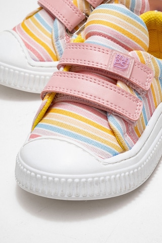 Mnpc Kız Çocuk Pudra Çizgili Sneaker Ayakkabı 25y3a10074862 Pudra Çizgili