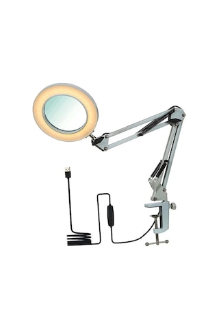 Electroon Upx 803l Akrobat Led Aydınlatmalı Dimmerli 5x Büyüteç