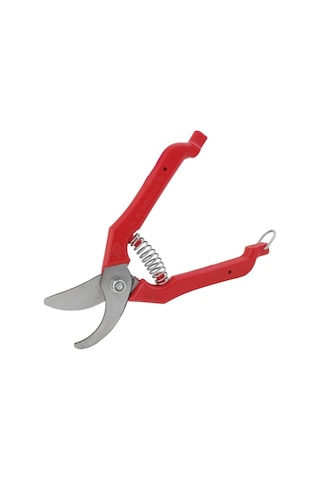 Göcen Narenciye Üzüm Bağ Budama Makası Eğri Uçlu 18.5 Cm Kırmızı