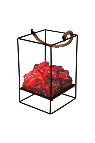 Tongxida Taklit Kömür Alev Led Demir Tatil Dekorasyonu, Demir Model Kömür D Renk Diğer