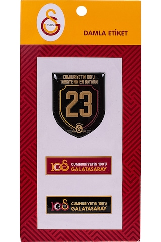 Galatasaray Damla Etiket 6 Cm 3 Lü 576990 981026