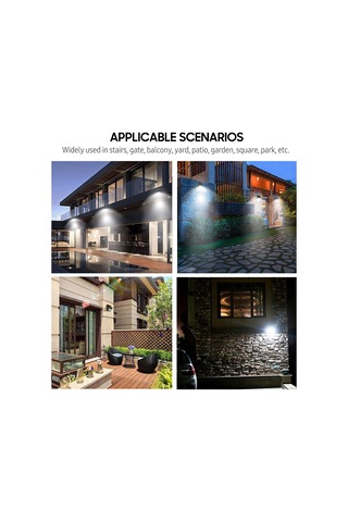 Youtek Solar Bahçe Işığı 118 Led, Hareket Sensörlü, Ip44 Su Geçirmez, Usb Şarjlı, Siyah Dış Mekan Duvar Lambası 1 Adet