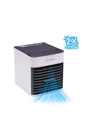 Kiwi Kfan-7613 3'ü 1 Arada Portatif Led Işıklı İyonizer Hava Soğutucu Nemlendirici Ve Temizleyici