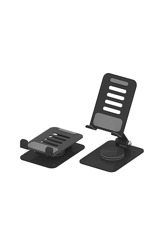 360 Dönebilen Cep Telefonu Standı, Ayarlanabilir Katlanabilir Masaüstü Telefon Tutucu Tüm Iphone Ipad Tablet 4-10'' İle Uyumlu