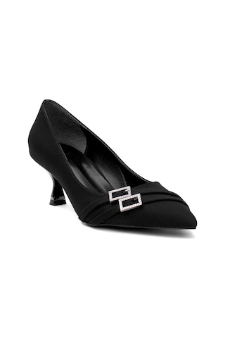 Miss Park Moda Pm492 K030 Kadın Topuklu Ayakkabı Siyah-siyah Siyah