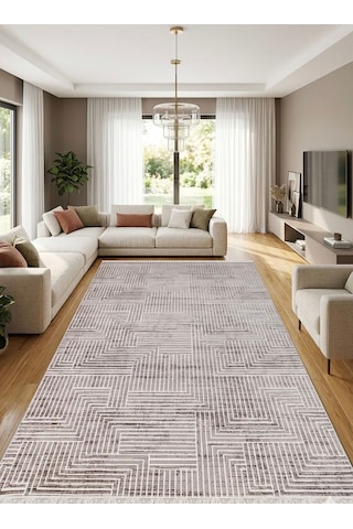 Aris Halı Life Serisi 1007-bej Modern Desenli Salon Oturma Odası Koridor Halısı Aris Halı Life Serisi 1007-bej Modern Desenli Salon Oturma Odası Koridor Halısı