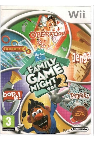 Family Game Night Vol 2 Wii Nintendo Oyun - Koleksiyon Ürün - İkinciel Kullanılmış Ürün