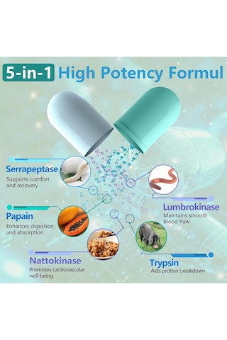 Serraptase 4-in-1 360,000 Spu 60 Kapsül
