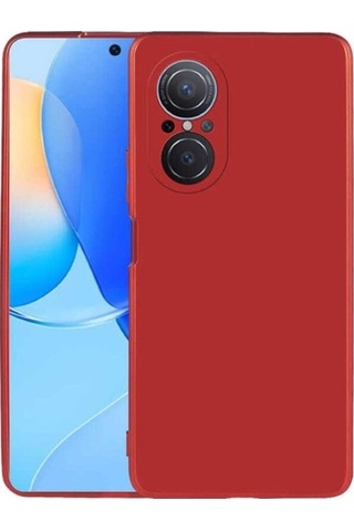 Huawei Nova 9 Se Kılıf Zore Premier Silikon Kapak Kırmızı