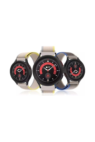 Samsung Galaxy Uyumlu Watch 3 45mm Gear S3 46mm Kordon Trail Kordon 22mm