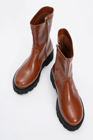 Luvishoes Luvi Shoes Rush Taba Kadın Bot Taba