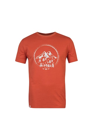 Hannah Ravi Baskılı Erkek T-shirt 10029120hhx.01 M-orange Turuncu