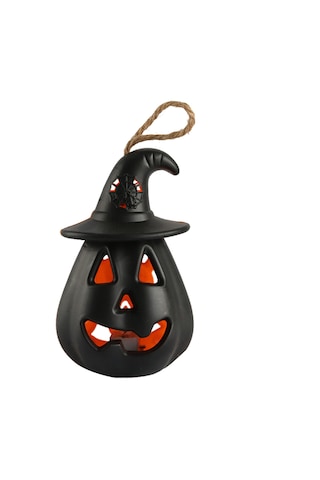 Monyee Siyah Kürke Led Işıklı Dekoratif Makyaj, Halloween Partisi Sahne Düzenleme Aleti, Reçine Materyal, 3xlr1130 Pil İle Çalışır Diğer