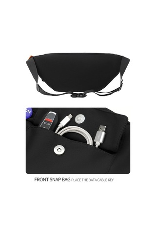 Sones Çok Fonksiyonlu Göğüs Çantası Omuz Çantası, Model: Beyaz+rozet+iplik Çok Renkli