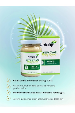 Nature Life Kuyruk Yağlı Masaj Kremi Nature Life Kuyruk Yağlı Masaj Kremi