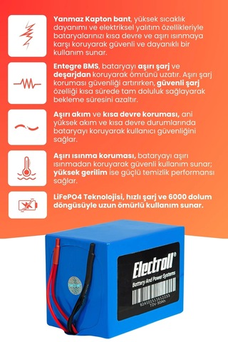 Karoval Tokyo Yw-06 Uyumlu Batarya Yüksek Kapasite Lifepo4 72v 30ah Elektrikli Motosiklet Bataryası