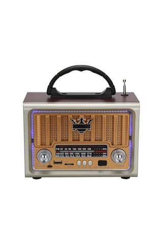 Durukar Taşınabilir Klasik Am/fm/sw Retro Nostaljik Radyo
