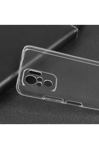 Kilifone - Redmi Note 10 Pro Uyumlu - Kılıf Şeffaf Soft Slim Fitt Süper Silikon Kapak - Şeffaf