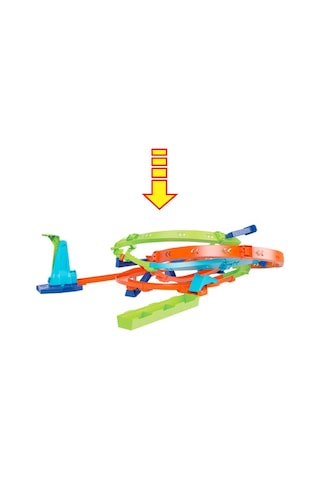 Mattel Hot Wheels Bumerang Çemberli Yarış Pisti HTK16