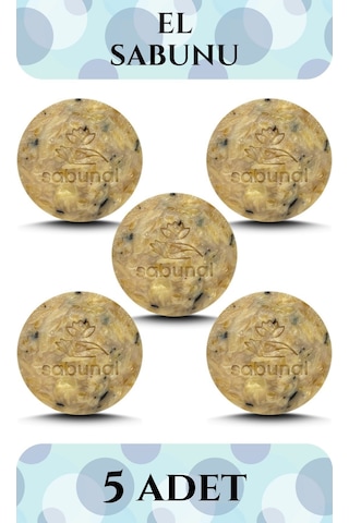 Sabunal El Sabunu 5 Adet - Doğal Yağ Karışımlı Yoğun Nemlendirici Banyo Sabunu